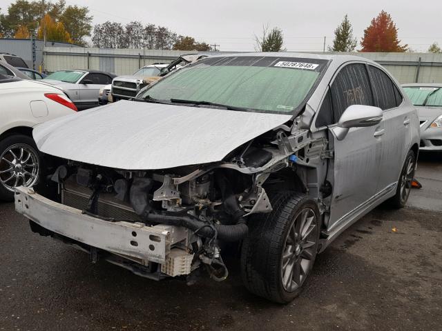 JTHBB1BA3B2046314 - 2011 LEXUS HS 250H SILVER photo 2