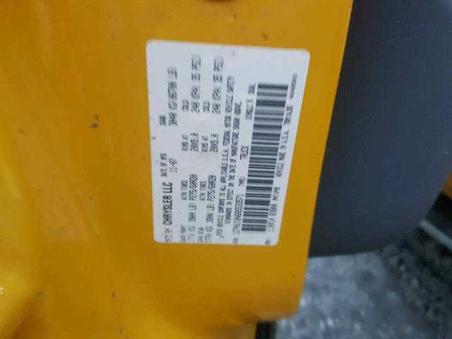 1D7HU18N68S533571 - 2008 DODGE RAM 1500 S YELLOW photo 10