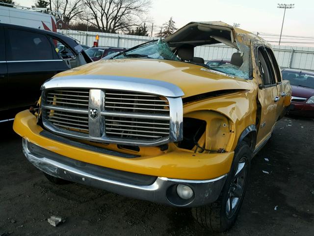 1D7HU18N68S533571 - 2008 DODGE RAM 1500 S YELLOW photo 2