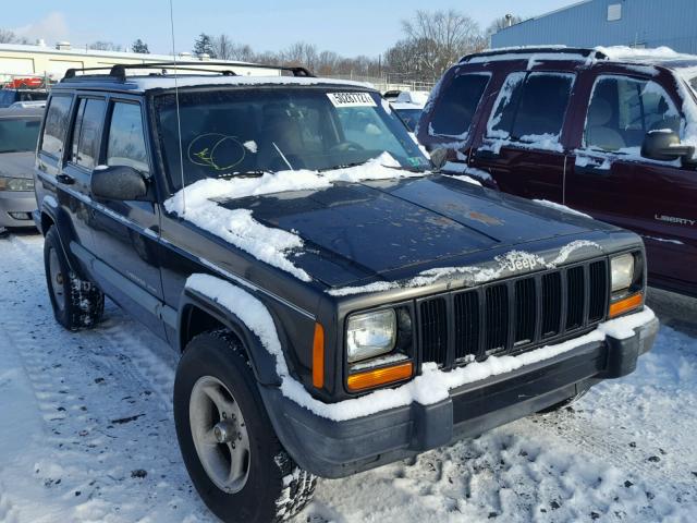 1J4FT48S2YL185168 - 2000 JEEP CHEROKEE S BLACK photo 1