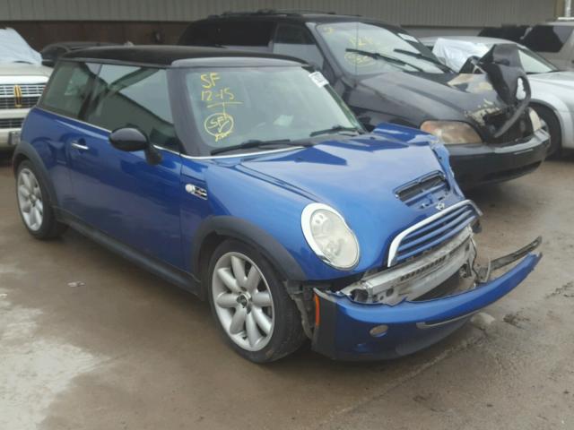 WMWRE33536TL18474 - 2006 MINI COOPER S BLUE photo 1