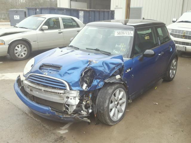 WMWRE33536TL18474 - 2006 MINI COOPER S BLUE photo 2