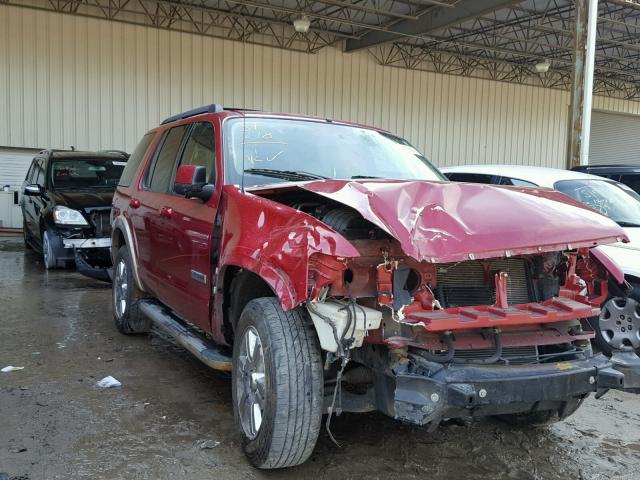 1FMEU64E98UA55503 - 2008 FORD EXPLORER E BURGUNDY photo 1