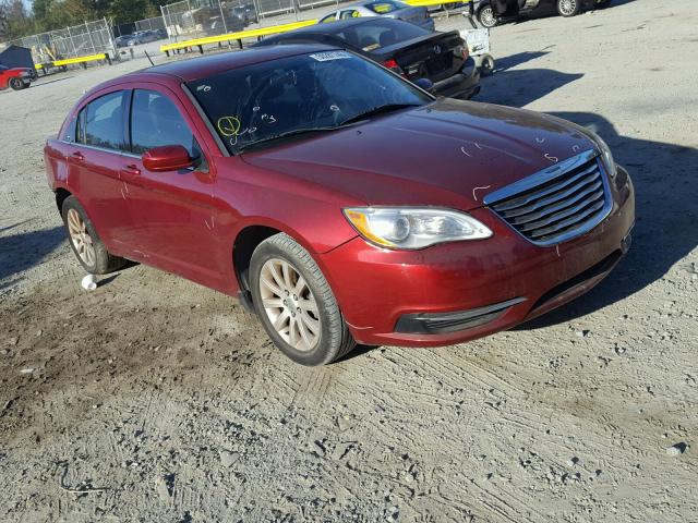 1C3CCBBG6DN528195 - 2013 CHRYSLER 200 TOURIN RED photo 1