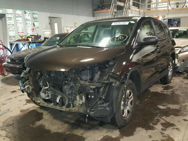 5J6RM4H30DL005568 - 2013 HONDA CR-V LX BROWN photo 2