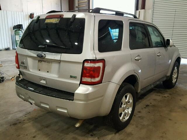 1FMCU0EG3BKC13390 - 2011 FORD ESCAPE LIM SILVER photo 4