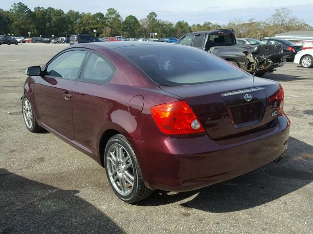 JTKDE177070217207 - 2007 TOYOTA SCION TC 栗色 照片 3