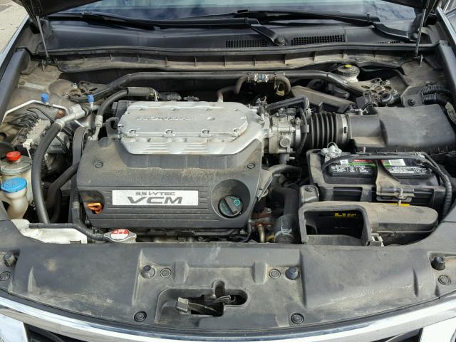 1HGCP36809A007823 - 2009 HONDA ACCORD EXL GRAY photo 7