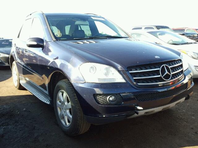 4JGBB22E47A187721 - 2007 MERCEDES-BENZ ML 320 CDI BLUE photo 1