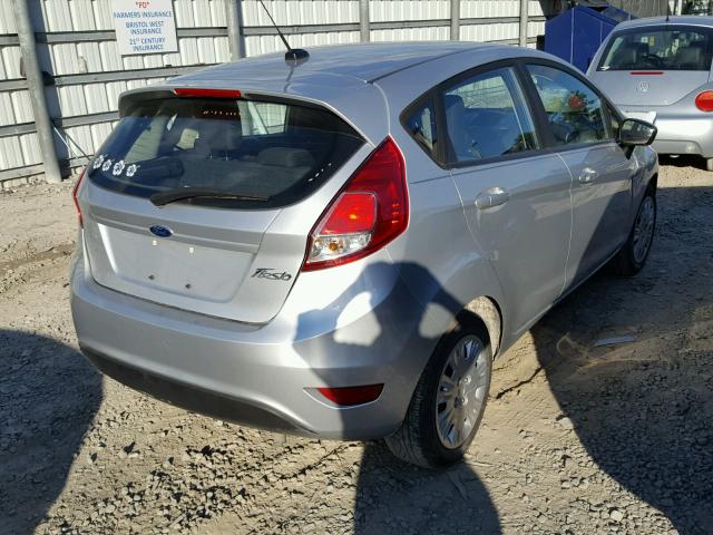 3FADP4TJ1FM189889 - 2015 FORD FIESTA S SILVER photo 4