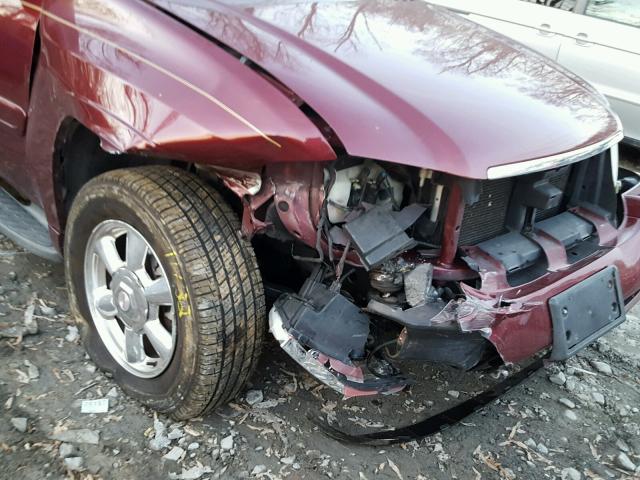 1GKDT13S032322730 - 2003 GMC ENVOY BURGUNDY photo 9