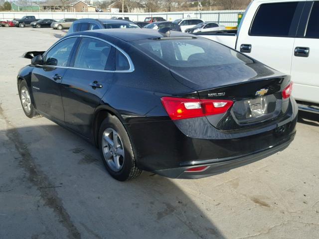 1G1ZB5ST4GF298428 - 2016 CHEVROLET MALIBU LS BLACK photo 3
