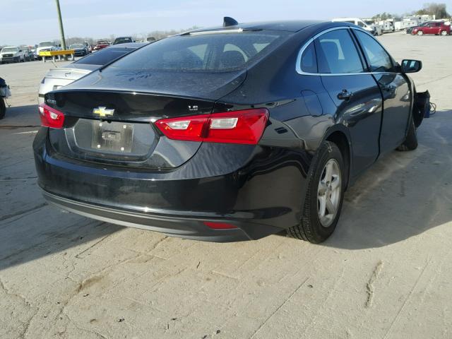 1G1ZB5ST4GF298428 - 2016 CHEVROLET MALIBU LS BLACK photo 4