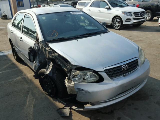 JTDBR32E860067639 - 2006 TOYOTA COROLLA CE SILVER photo 1