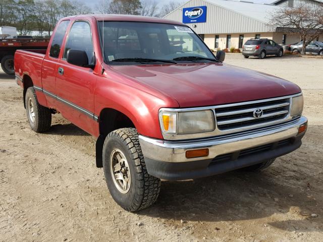 JT4VD22E1S0012644 - 1995 TOYOTA T100 XTRAC BURGUNDY photo 1