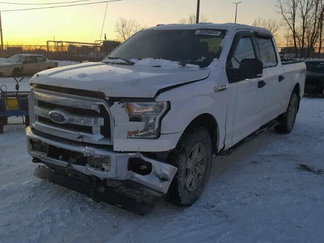 1FTFW1EF9GKF73781 - 2016 FORD F150 SUPER WHITE photo 2