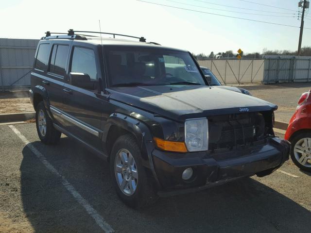 1J8HG58286C143781 - 2006 JEEP COMMANDER BLACK photo 1