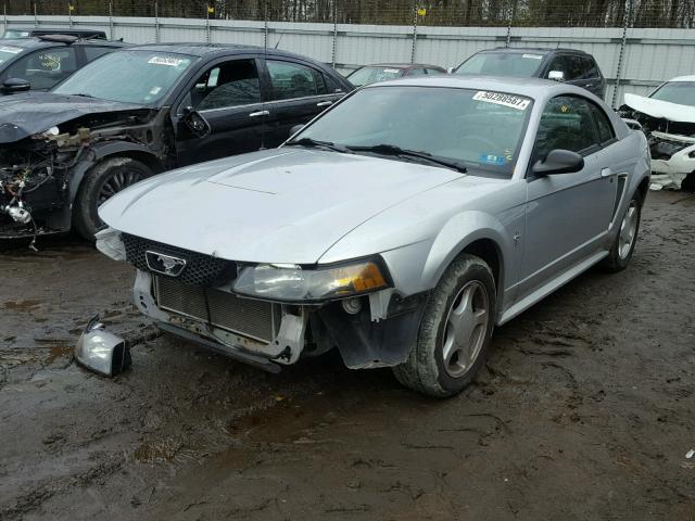 1FAFP40463F315859 - 2003 FORD MUSTANG SILVER photo 2