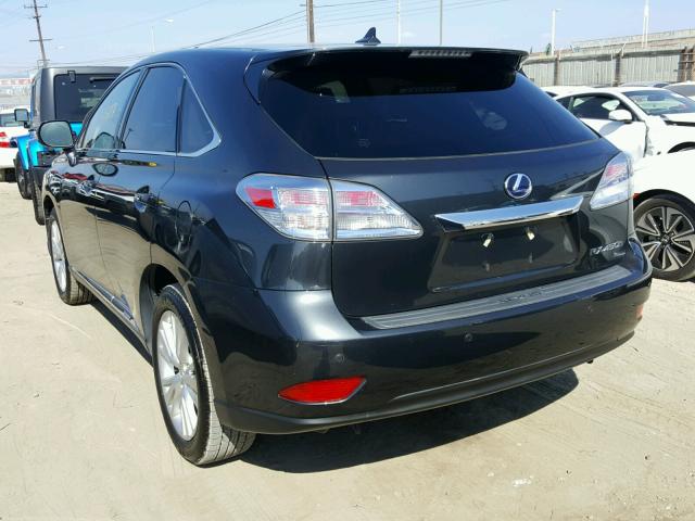 JTJZB1BA6B2404566 - 2011 LEXUS RX 450 CHARCOAL photo 3