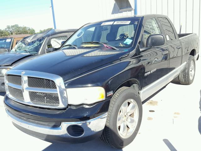 1D7HA18D74S710185 - 2004 DODGE RAM 1500 S BLACK photo 2