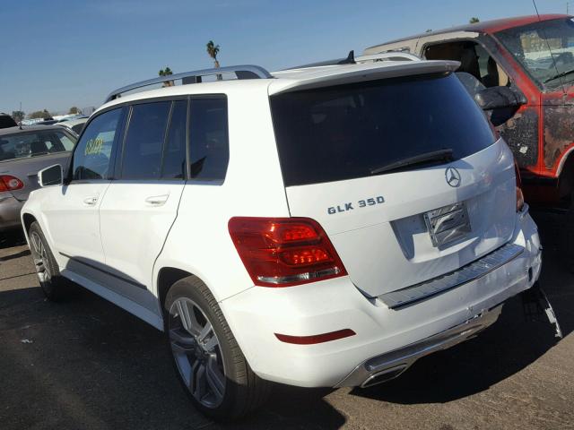 WDCGG5HB1DG043962 - 2013 MERCEDES-BENZ GLK 350 WHITE photo 3