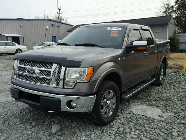 1FTFW1EF7BFD37017 - 2011 FORD F150 SUPER GRAY photo 2