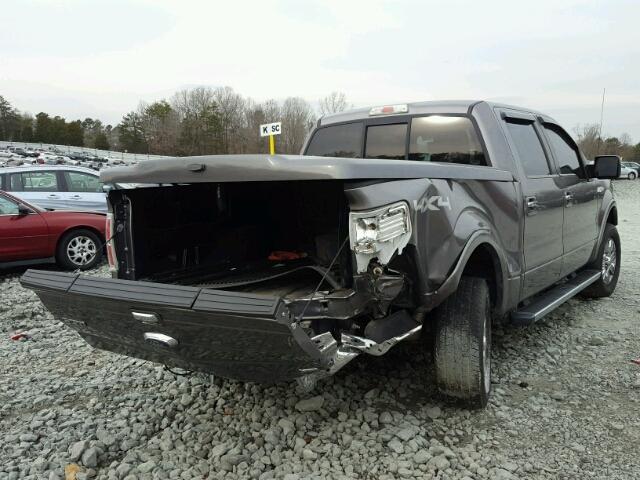 1FTFW1EF7BFD37017 - 2011 FORD F150 SUPER GRAY photo 4