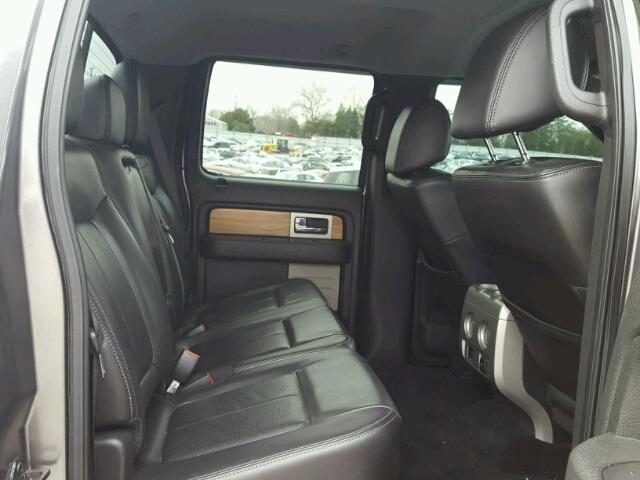 1FTFW1EF7BFD37017 - 2011 FORD F150 SUPER GRAY photo 6