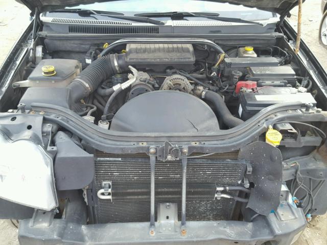 1J4GS48K75C605087 - 2005 JEEP GRAND CHER BLACK photo 7