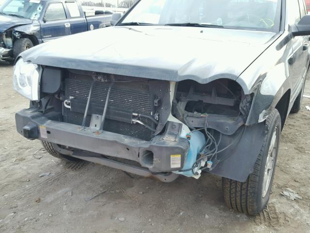 1J4GS48K75C605087 - 2005 JEEP GRAND CHER BLACK photo 9