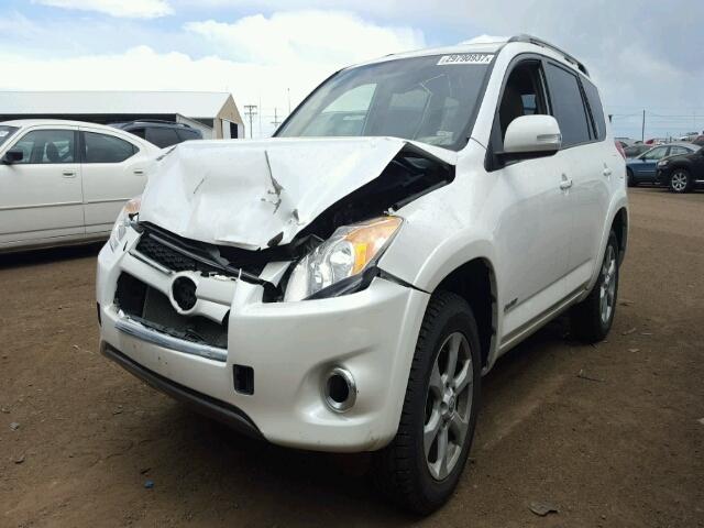 2T3DK4DV2BW061440 - 2011 TOYOTA RAV4 LIMIT WHITE photo 2