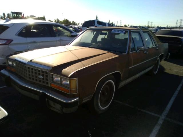 1FABP43F2FZ109503 - 1985 FORD LTD CROWN BROWN photo 2