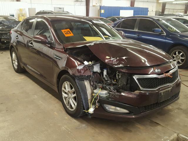 5XXGM4A70DG196970 - 2013 KIA OPTIMA LX MAROON photo 1