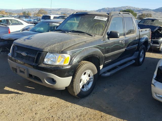 1FMZU77E91UB74886 - 2001 FORD EXPLORER S BLACK photo 2