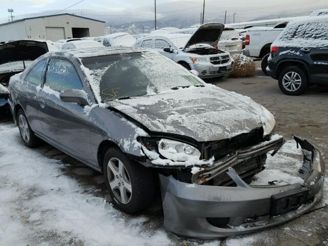 1HGEM21904L035887 - 2004 HONDA CIVIC EX GRAY photo 1