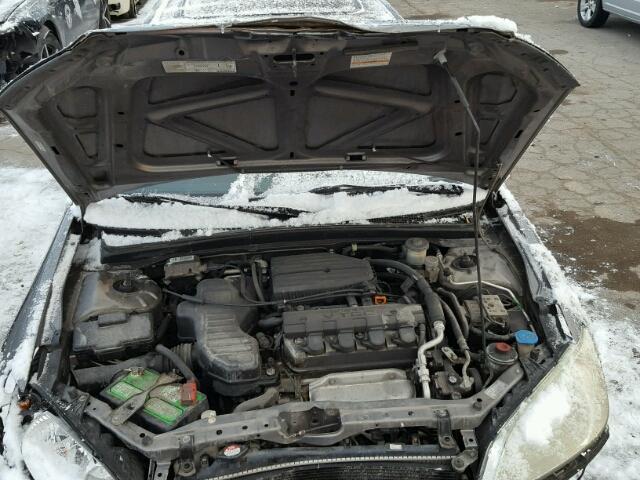 1HGEM21904L035887 - 2004 HONDA CIVIC EX GRAY photo 7