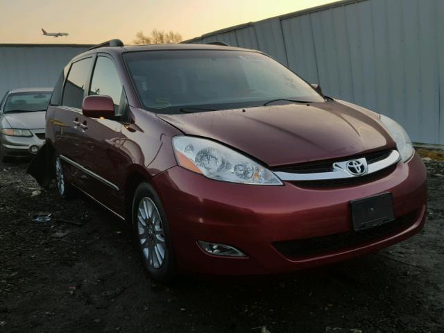 5TDZK22C98S135250 - 2008 TOYOTA SIENNA XLE RED photo 1