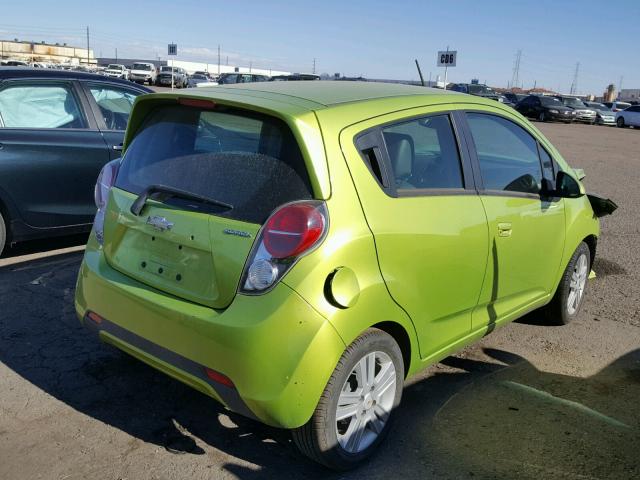 KL8CB6S92DC535317 - 2013 CHEVROLET SPARK LS GREEN photo 4