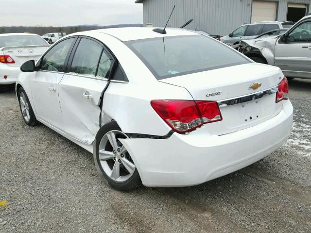 1G1PE5SB1F7185633 - 2015 CHEVROLET CRUZE LT WHITE photo 3