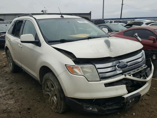 2FMDK48C58BA26682 - 2008 FORD EDGE SEL WHITE photo 1