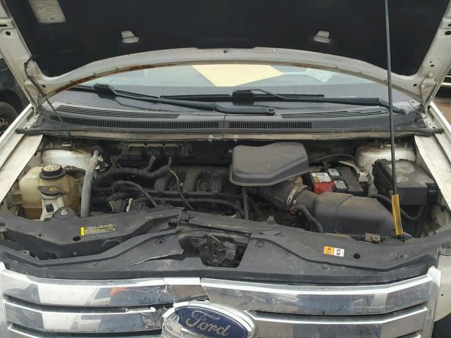 2FMDK48C58BA26682 - 2008 FORD EDGE SEL WHITE photo 7