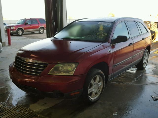 2C8GF484X5R328758 - 2005 CHRYSLER PACIFICA წითელი ფოტო 2