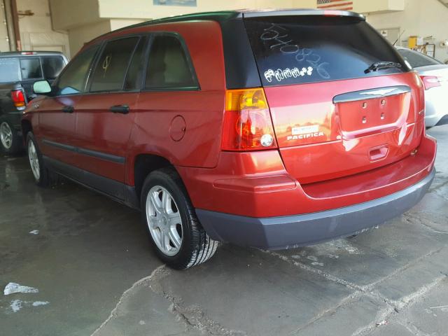 2C8GF484X5R328758 - 2005 CHRYSLER PACIFICA წითელი ფოტო 3