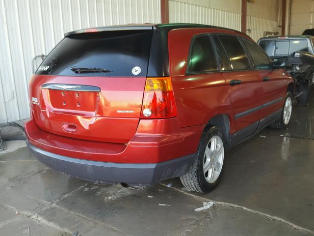 2C8GF484X5R328758 - 2005 CHRYSLER PACIFICA RED photo 4