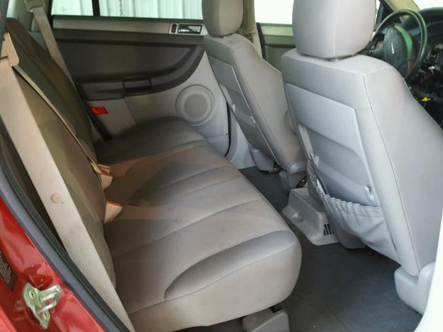 2C8GF484X5R328758 - 2005 CHRYSLER PACIFICA წითელი ფოტო 6