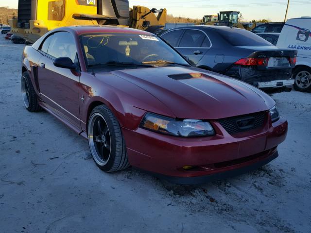 1FAFP40492F117274 - 2002 FORD MUSTANG RED photo 1