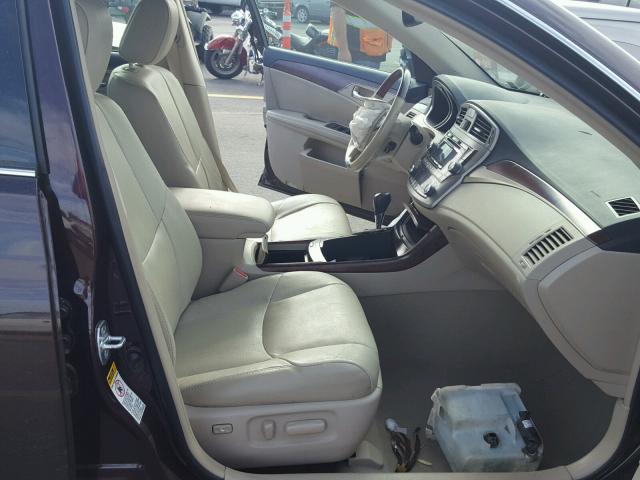 4T1BK3DB5BU418089 - 2011 TOYOTA AVALON BAS PURPLE photo 5