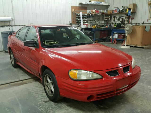 1G2NE52T2XC541415 - 1999 PONTIAC GRAND AM S წითელი ფოტო 1