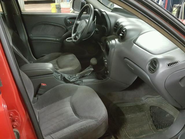 1G2NE52T2XC541415 - 1999 PONTIAC GRAND AM S წითელი ფოტო 5