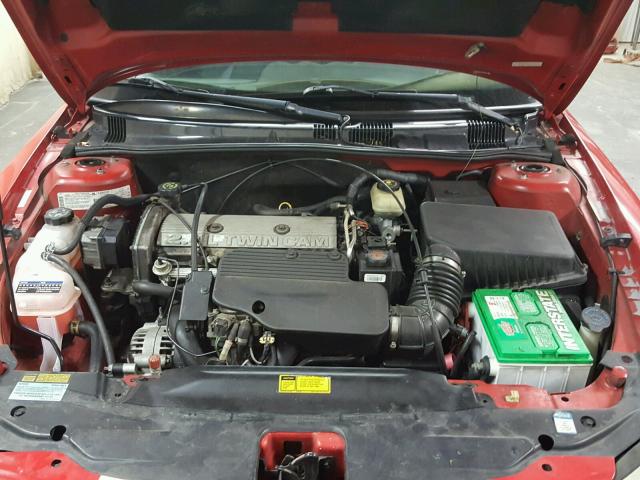 1G2NE52T2XC541415 - 1999 PONTIAC GRAND AM S წითელი ფოტო 7